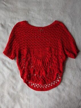 Vintage One World Crochet Top
